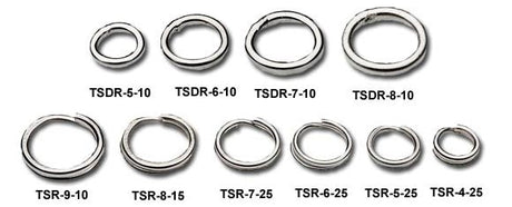 Tsunami Stainless Steel Split Rings
