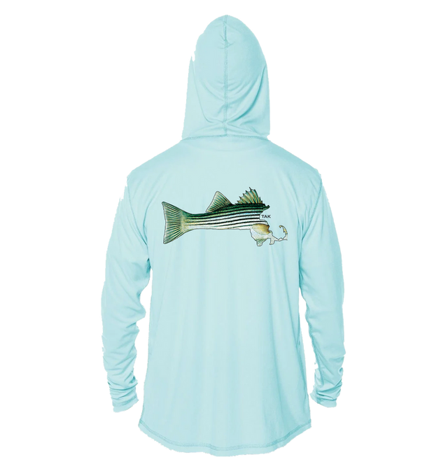 Tak Waterman Mass Striper Solar Sea Blue Hoodie