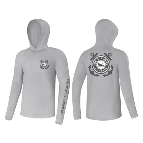 Qualified Captain Long Sleeve Sun Hoodie