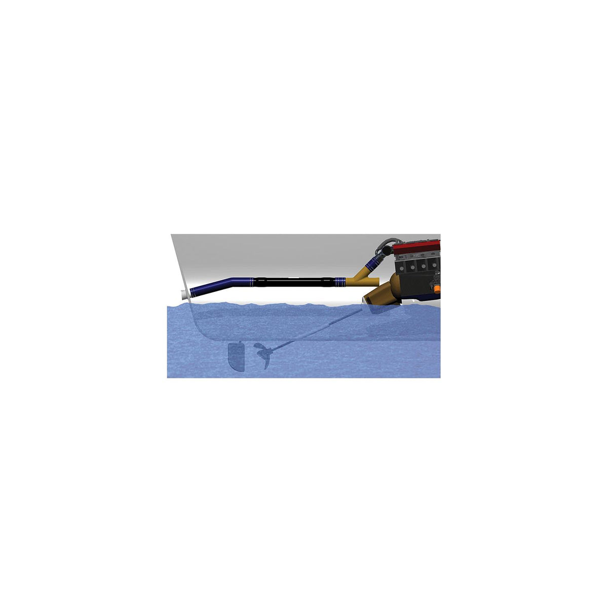 Verna Ski-3" Straight Inlet