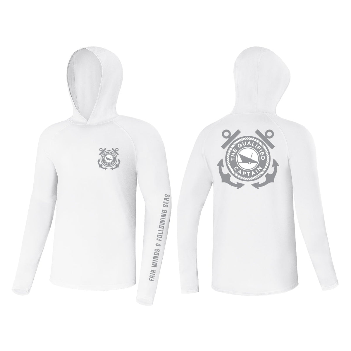 Qualified Captain Long Sleeve Sun Hoodie